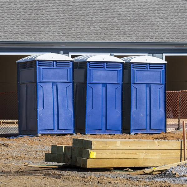 are there any restrictions on where i can place the portable restrooms during my rental period in Cottonwood